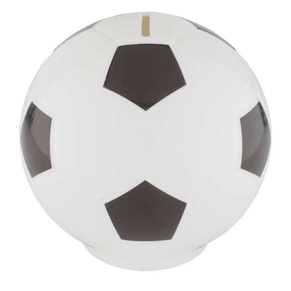 Tiffany & Co Soccer Piggy Bank Fine China NEW - Picture 5 of 6